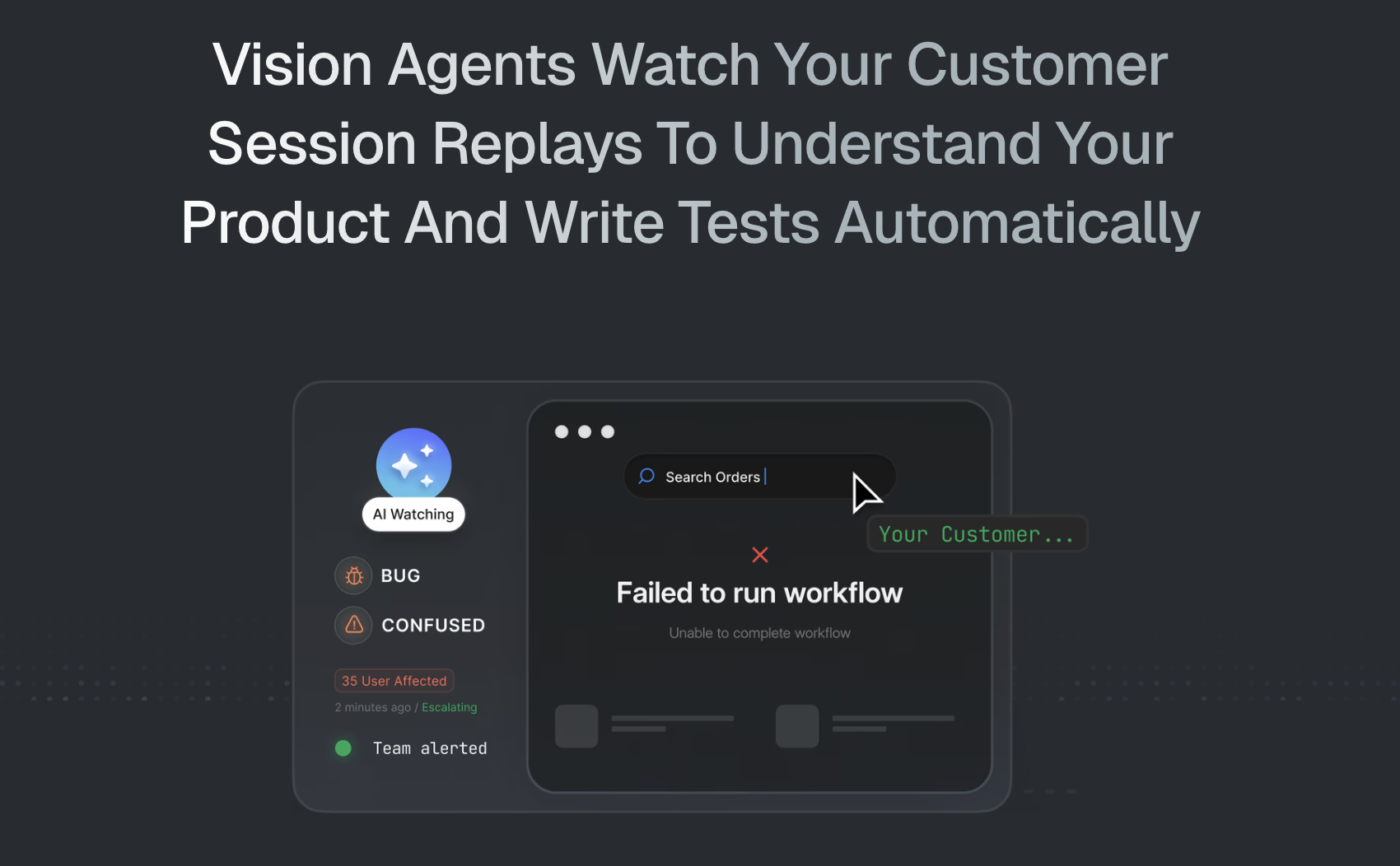 Decipher AI watches session replays